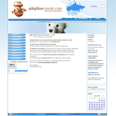 site adoption russie
