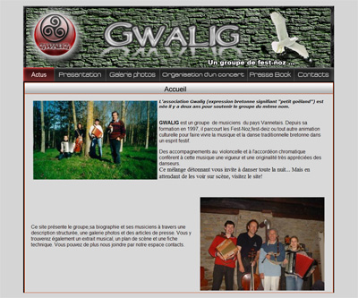 site de gwalig